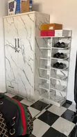 Modern Wardrobe with Shoe Rack - 1