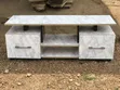 Brand New Marble TV Stand with Drawers - 1