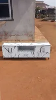 Brand New Marble TV Stand with Drawers - 2