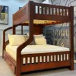 Modern Hardwood Double Decker Bed - 1