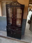 Modern Hardwood Cupboard with Drawers - 2