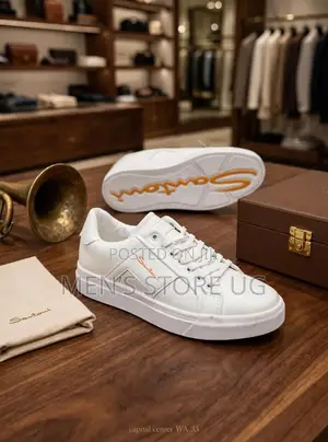 Santom Men's Genuine Leather Casual Shoes