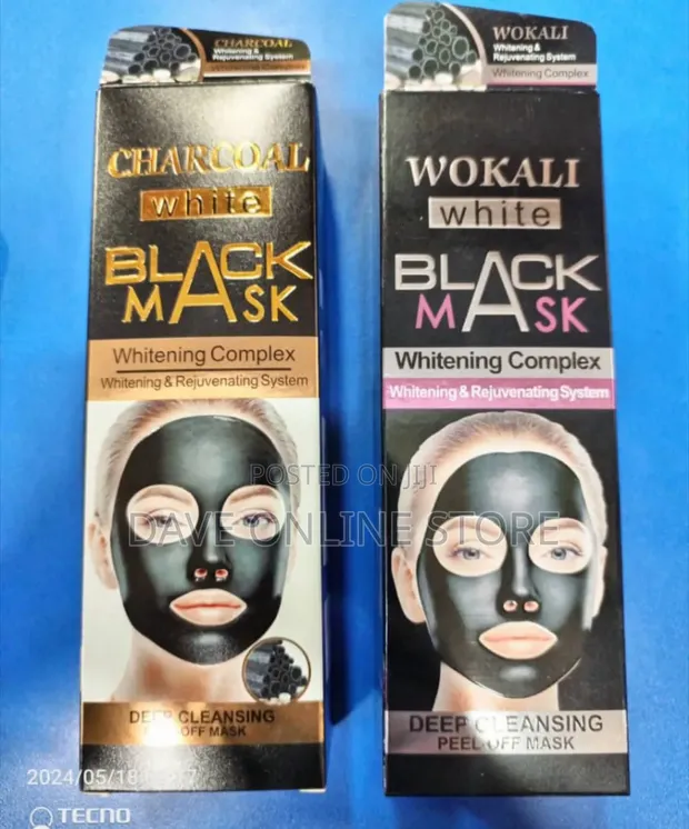 Wokali White Black Mask Deep Cleansing Peel-Off Mask - 1
