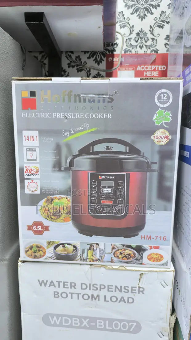 Hoffman 6.5 Litre Pressure Cooker - 1