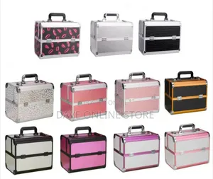 Professional Aluminum Makeup Train Case