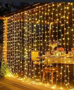 LED Curtain / Waterfall Fairy String Lights - 3 Metres