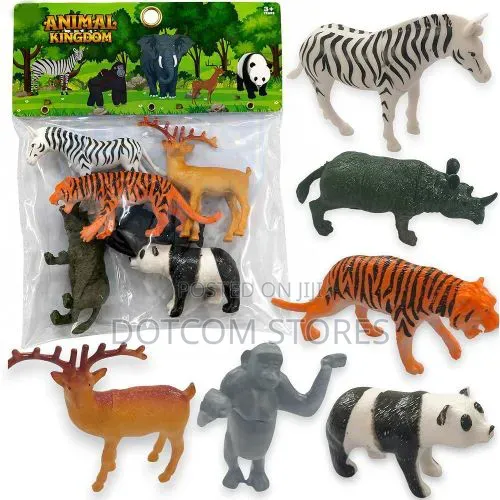 Jungle Animal Toy Set (12PCS) - 1