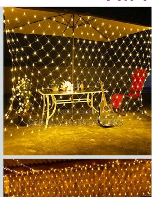 LED Net Mesh String Lights for Christmas & Parties - 1