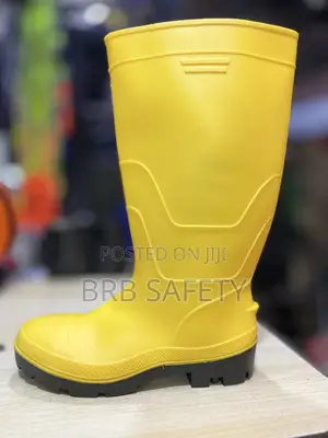 Steel Toe Safety Gumboot - Yellow