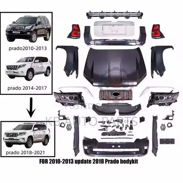Toyota Prado FJ150 Body Kit Upgrade to 2022 Model - 1