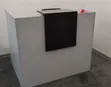 Modern White Reception Desk 1.4m - 1
