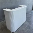 Modern White Reception Desk 1.2m - 2
