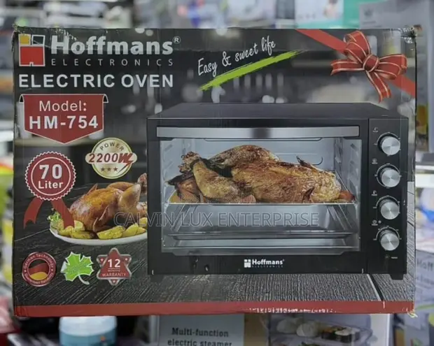 Hoffman Electric Oven 70L Black - 1