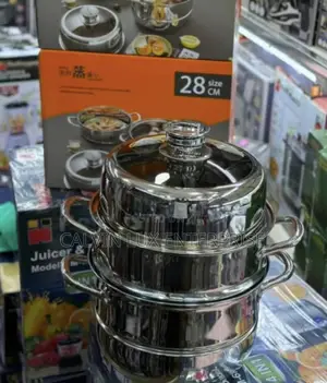 Hoffman 3-Tier Food Steamer 30cm Pot