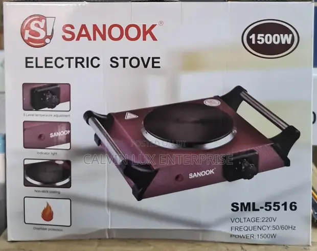 Sanook Electric Solid Hot Plate Stove - 1
