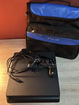 Chipped PS4 Slim Console with 12 Games & 2 Controllers