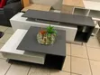 Brand New Wood-Mode Triangular Center Table - 2