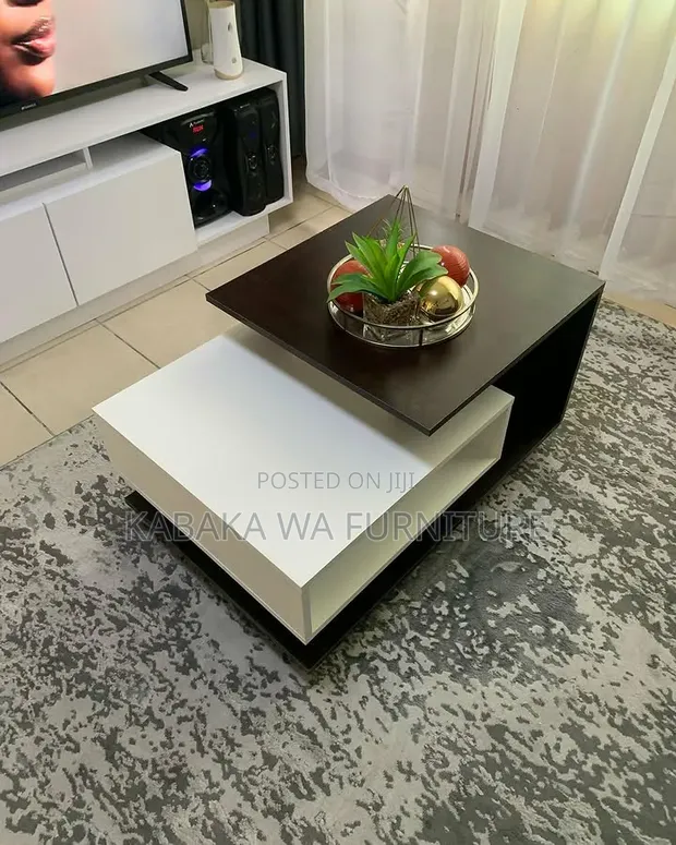 Brand New Wood-Mode Triangular Center Table - 1