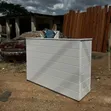 White 140cm Reception Desk with Drawers - 1
