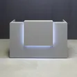 Modern Gray 1.2m Executive Reception Desk - 2