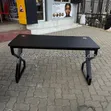 Top Wooden Workshop Office Desk - Black - 2