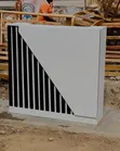 Brand New 1.2m White Reception Desk - 1