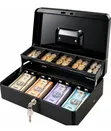 Metal Cash Box with Key Lock - 1