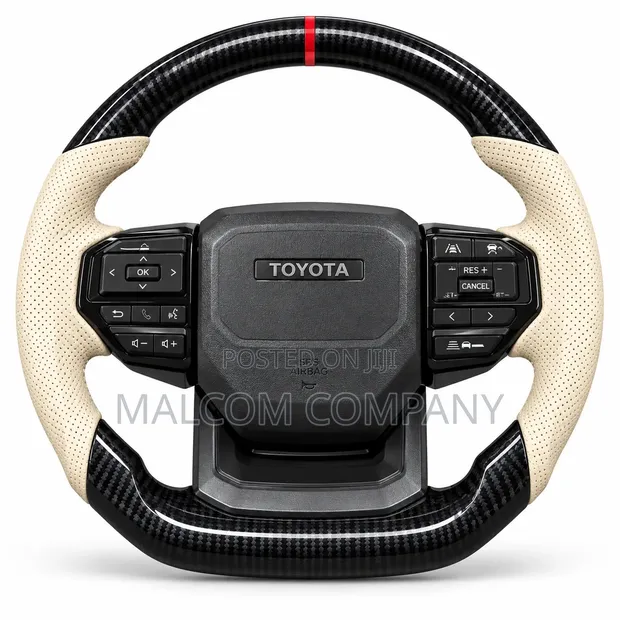 Toyota Carbon Fiber Steering Wheel with Multifunction Control - 1