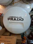 Toyota Land Cruiser Prado Spare Wheel Cover - White Hard Shell - 2