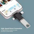 3-in-1 USB OTG Adapter Hub - 2