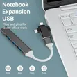 3-in-1 USB OTG Adapter Hub - 3