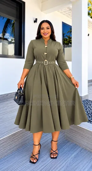 Unique Round Dresses - Big Size