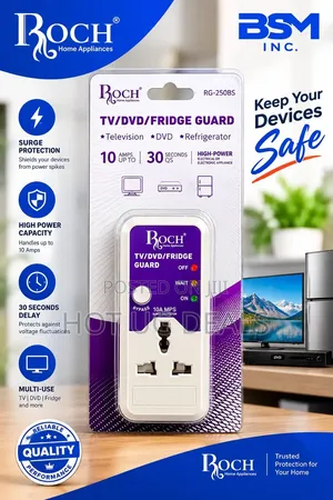 Roch RG-250BS TV/DVD/Fridge Guard - 10A Surge Protector