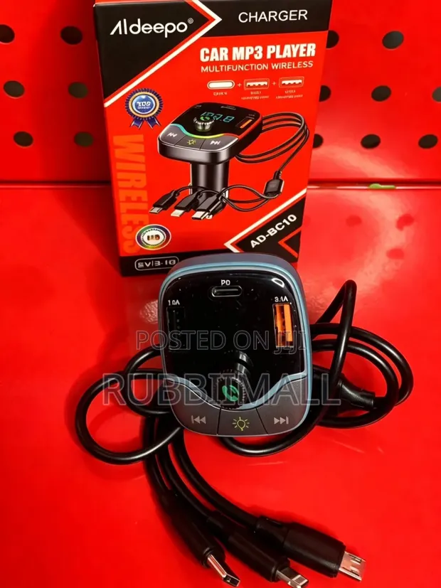 Aldeepo AD-BC10 Car Charger & Wireless MP3 Player - 1