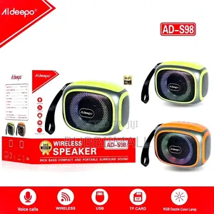 Aldeepo AD-S98 Compact Portable Wireless Bluetooth Speaker