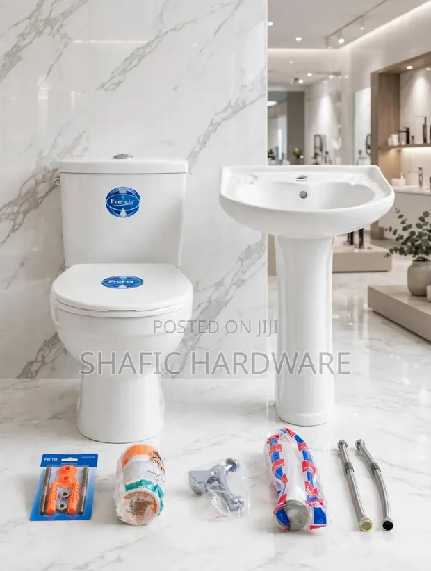 Toilet Seat with Hand Basin - Complete Set - 1