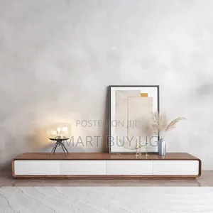 Bianca Wall TV Stand - 2m Brown Wood
