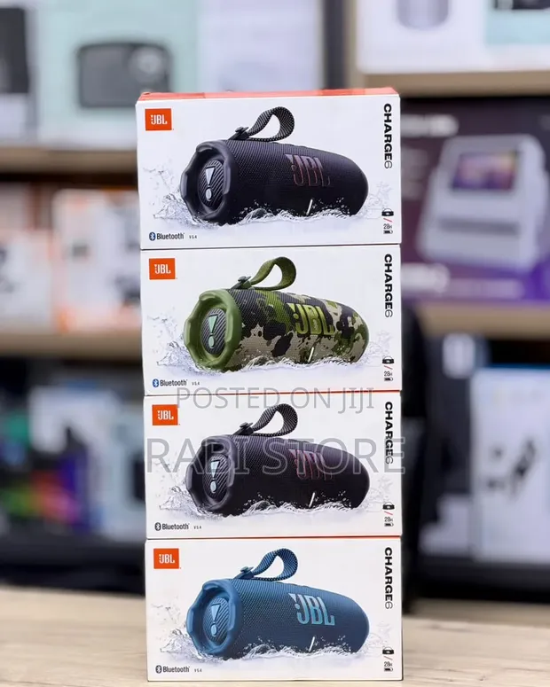 JBL Charge 6 Portable Bluetooth Speaker - 1