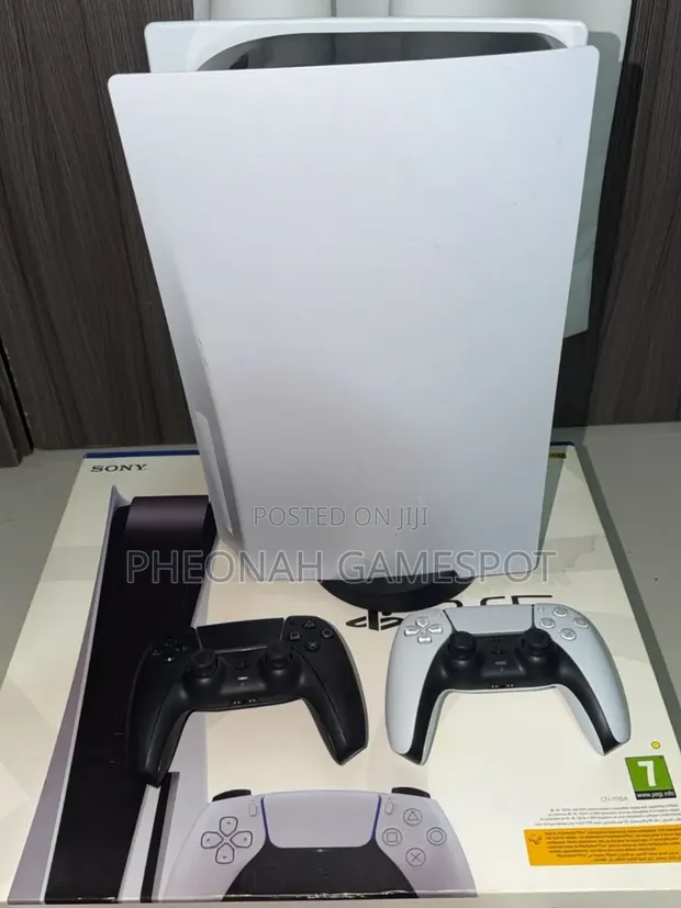Used PlayStation 5 Disc Edition Console with 2 Controllers & Bonus Games - 1