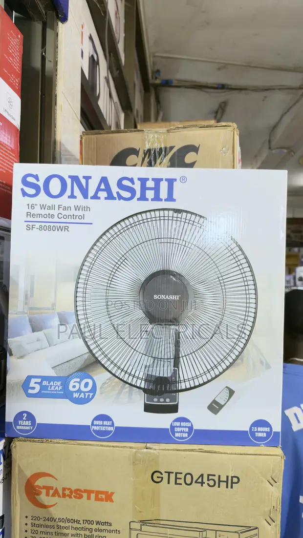 Sonashi Wall Fan with Remote - 1