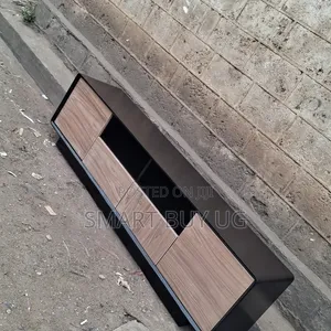 Brand New 1.8m TV Stand Unit - Brown