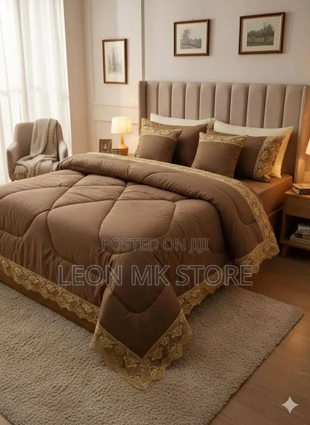 6pcs Modern Luxury Comforter Set - 1