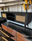 Bianca 1.5m Black Wall TV Stand with Drawers and Shelves - 1