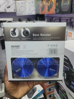 Sony XB450BT Wireless Extra Bass Headphones (Blue)