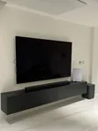 Wooden TV Stand with Drawers - White - 1