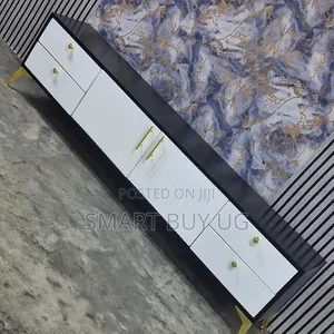 Bianca 6ft White TV Stand with Drawers