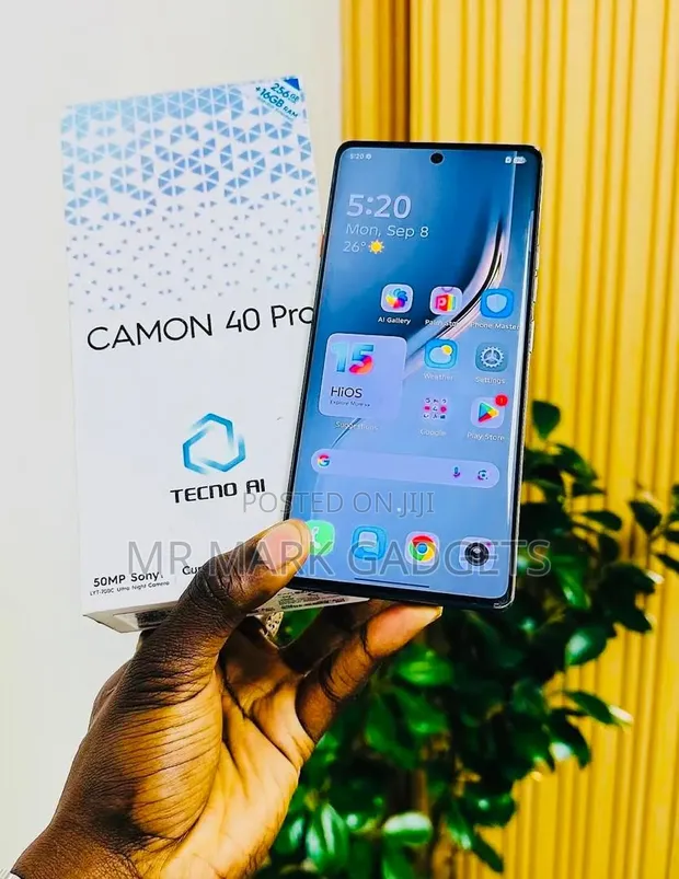 New Tecno Camon 40 Pro 4G 256GB Black - 1
