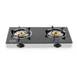 Brand New Saachi Double Burner Gas Stove NL-GAS-5248-BK Glass Top - 1
