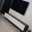 White TV Stand 1.8m - Floating Wall Unit - 2