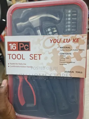 16 Piece Household Hand Tool Set